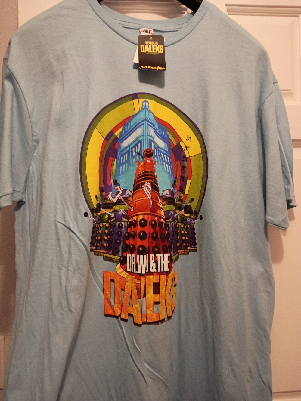 & Other Stories Light Blue Dr. Who & The Daleks Graphic Tee